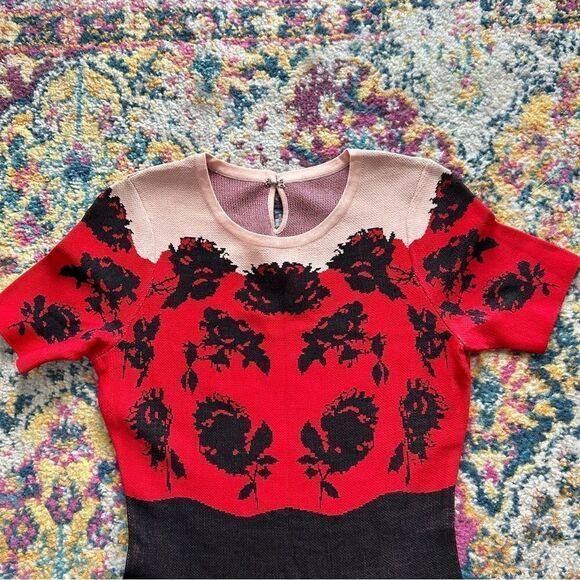 Alexander Mcqueen floral print mini dress - Picture 6 of 7